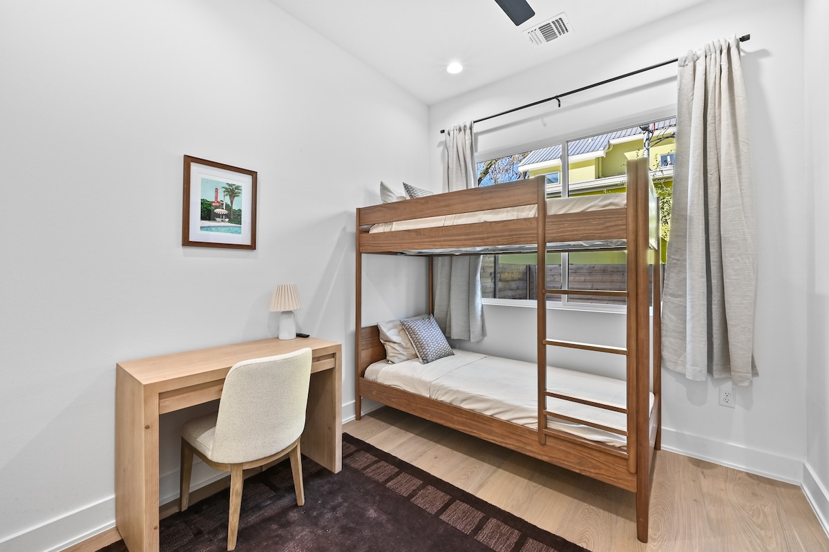 EastAustin*3bath*Walkable*DowntownIn7Mins
