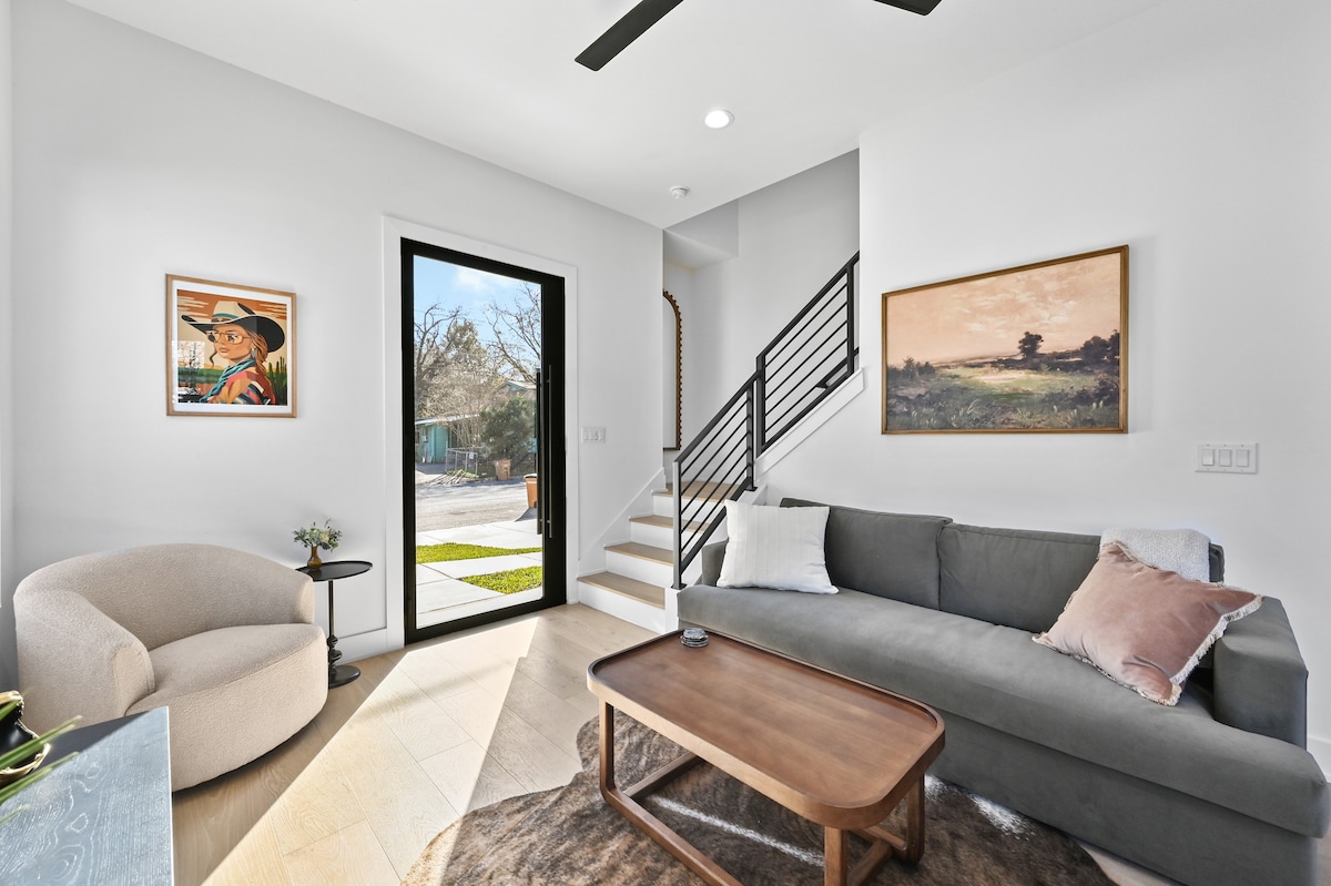 EastAustin*3bath*Walkable*DowntownIn7Mins