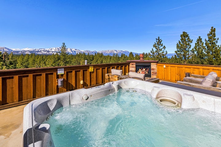 Heavenly Luxe Chalet - Hot Tub, Theatre, Game Room - South Lake Tahoe, CA