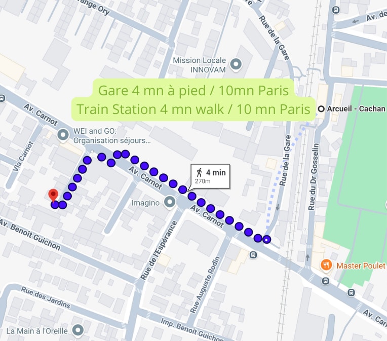 Cachan - LuxeNeuf RERB Parking Rue