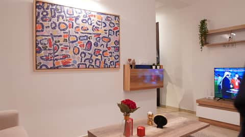 Successful Airbnb property: 1 minute from Agdal TGV station, for family or work in Rabat