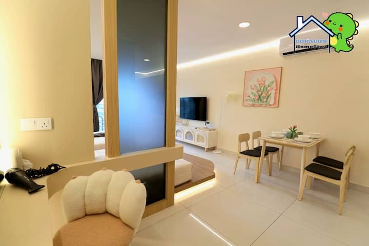 Rustic Wood Bathtub Studio Jb Ksl D'esplanade 4pax - Johor Bahru