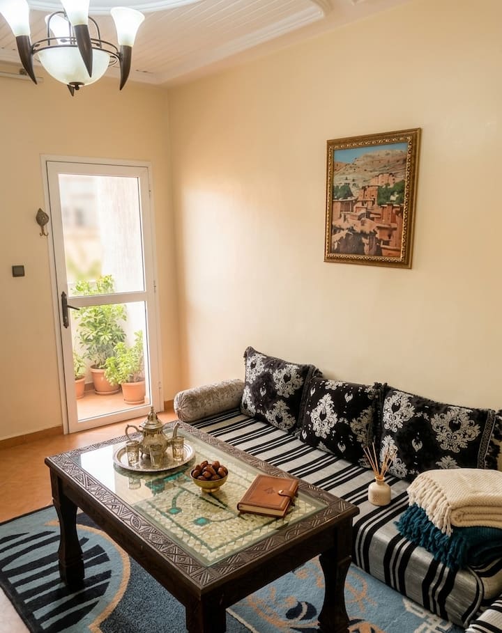 Chambre Spacieuse Dans Un Quartier Calme - Agadir