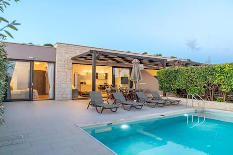 Mary 1 Waterfront villa,Private pool,South Crete