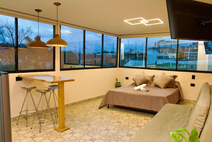 Loft Moderno + Wifi Rápido | Ubicación Estratégica - Marinilla