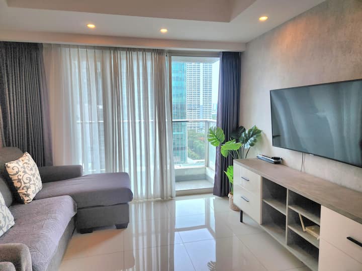 Comfortable 2br Apartment The Kensington Suites - Jakarta