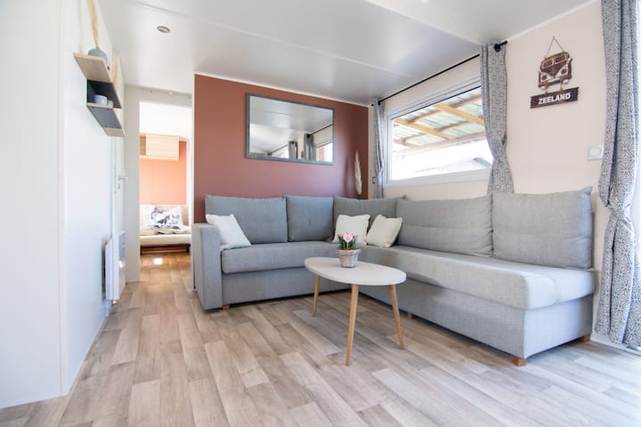 4-6 Pers. Chalet/ 2 Badkamers/ Overdekt Veranda - Renesse