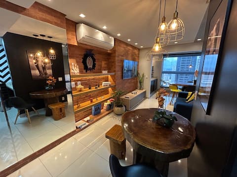 Imóvel de sucesso: West Sector | 45m2 Studio with High View + Sunset em Goiás