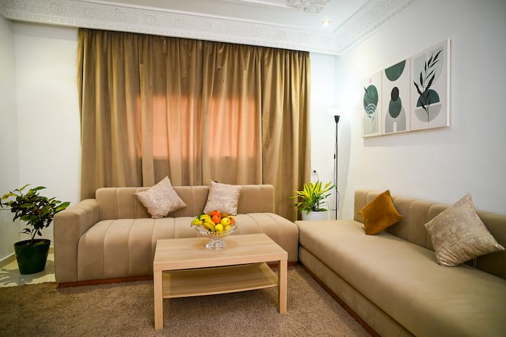New Appartement Bien éQuipé Pour Famille - Rabat