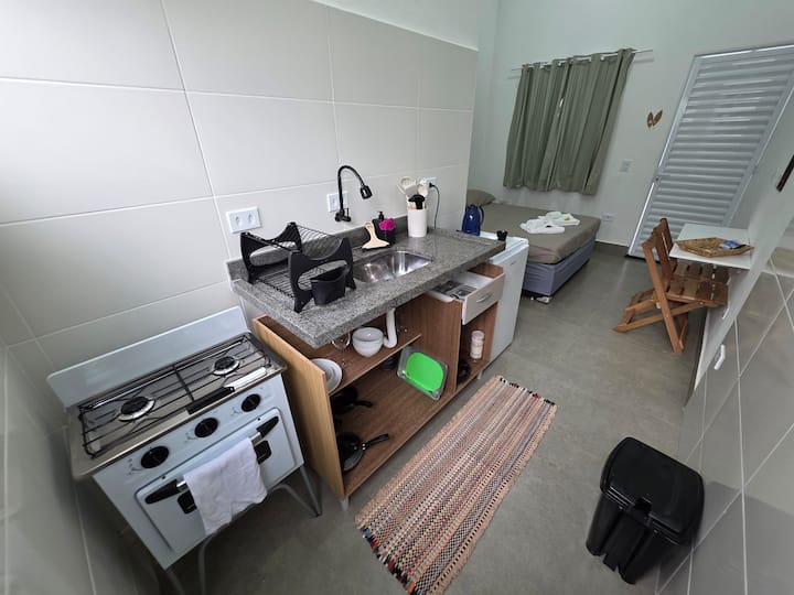 Kitnet1martimdesá|5minpraia|costanorte Hospedagens - Caraguatatuba