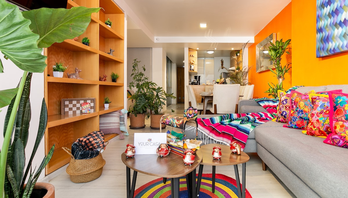 Top performing Airbnb: *Hipodromo cozy retreat 7 Guests / 3 BR with/AC in Escandón 2ª Sección
