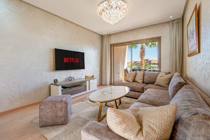 Prestigia Opale - Superbe Condo Vue Golf & Piscine - Marruecos
