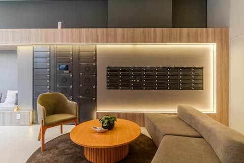 Top Airbnb: Modern Studio 3 Minutes from Alto Ipiranga Subway em Ipiranga