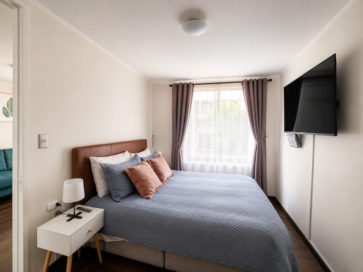 Stylish Urban Stay | Metro + Wifi + Parking - Ñuñoa