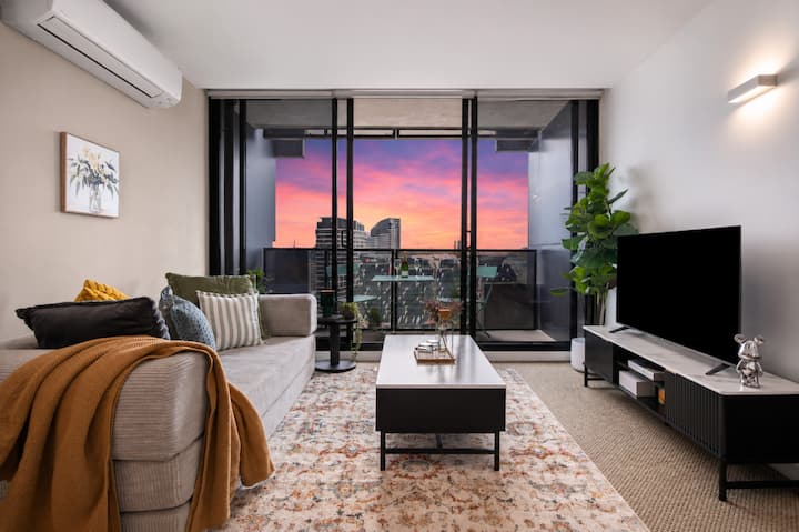 High-rise 2br • Pool, Gym, Sauna & Marvel Stadium - Melbourne
