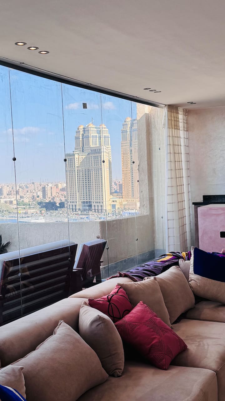Zamalek 5bdr Nile View Rooftop - Kahire