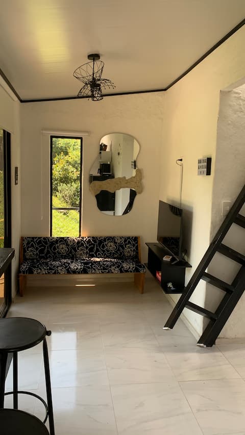 Successful Airbnb property: Tiny house with pool Rural Tiny House for 7 people in Santander