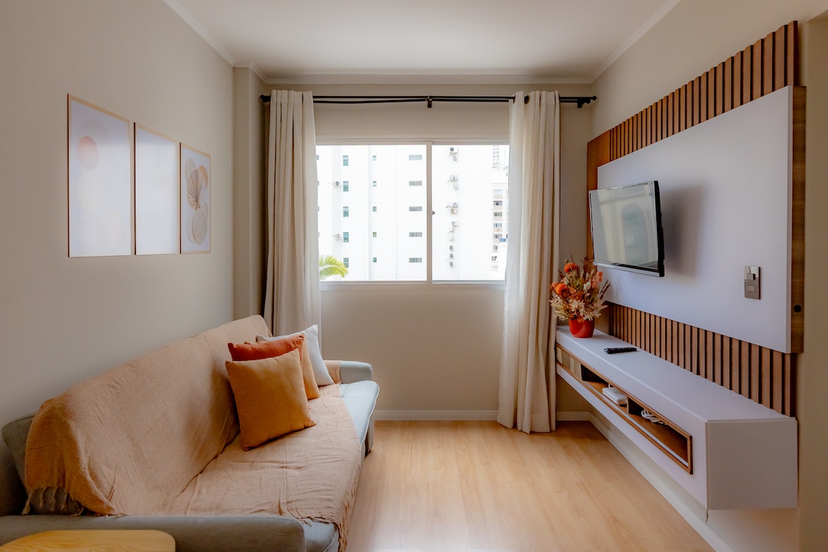 Airbnb em destaque: Cozy apartment 600m from the central beach of BC em Balneário Camboriú