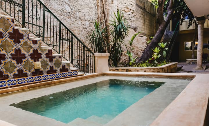Four Inviting Comfy Double Rooms In Merida Center - Mérida, México