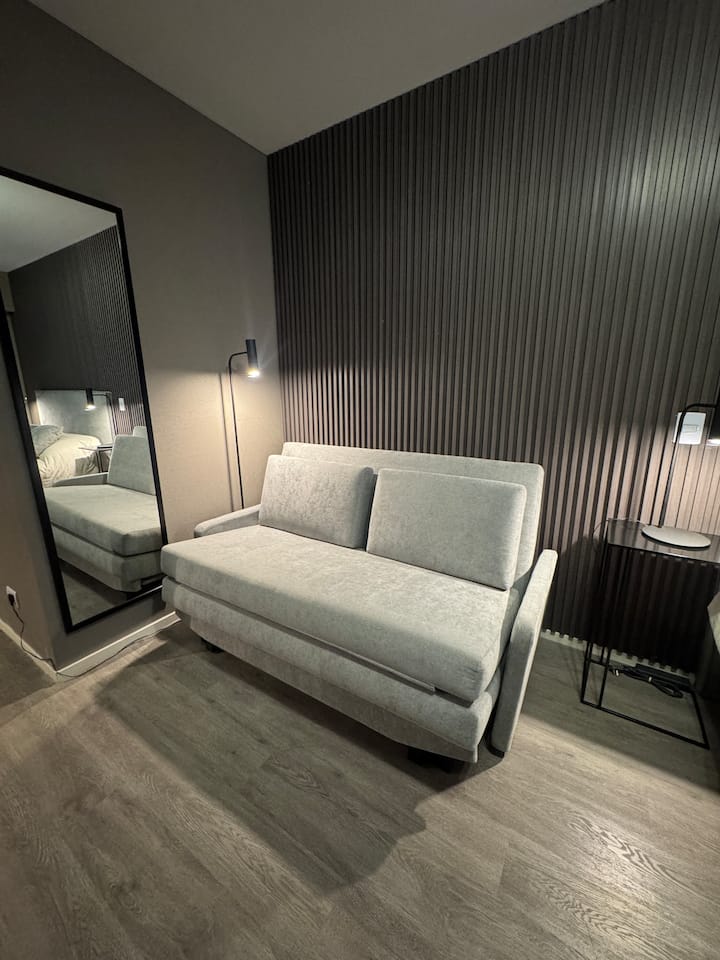 Kitnet mobiliada com comodidades em Palermo