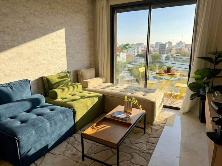 Penthouse Neuf /Parking/ Vue Sur Ville & Terrasse - Casablanca