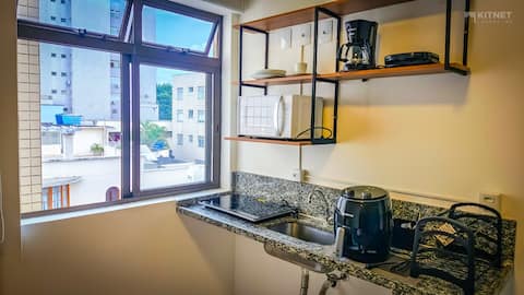 Airbnb em destaque: New and cozy kitnet in downtown Lavras em Lavras
