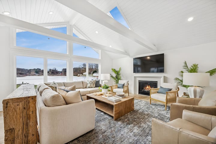 Modern Lakefront Retreat: Fully Updated Home - Michigan City, IN