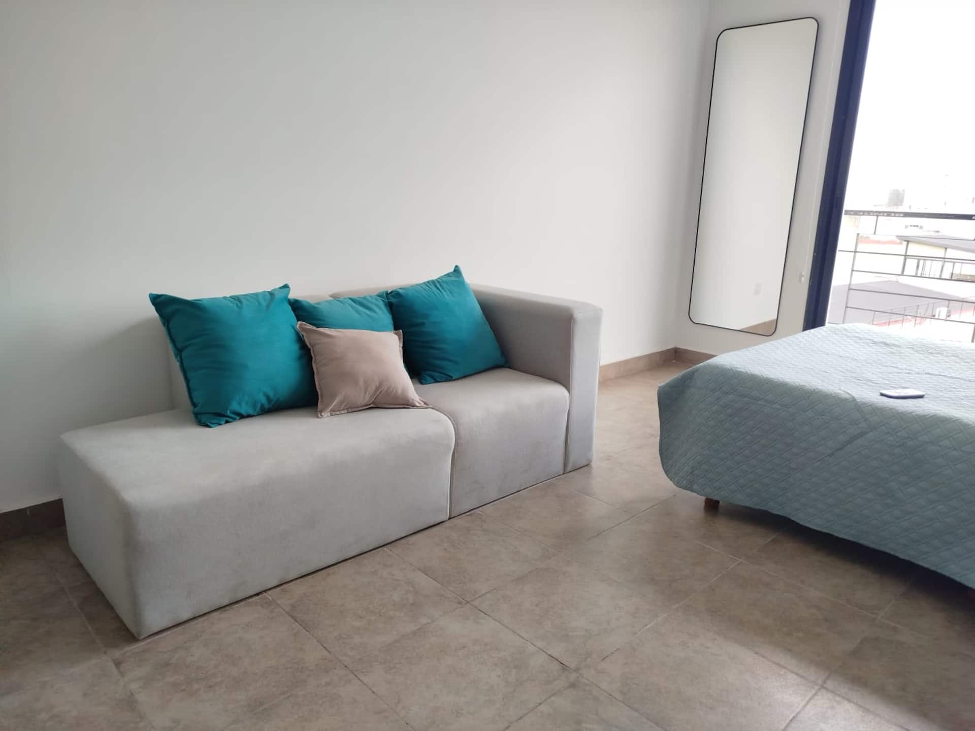 Beautiful furnished studio apartment with balcony