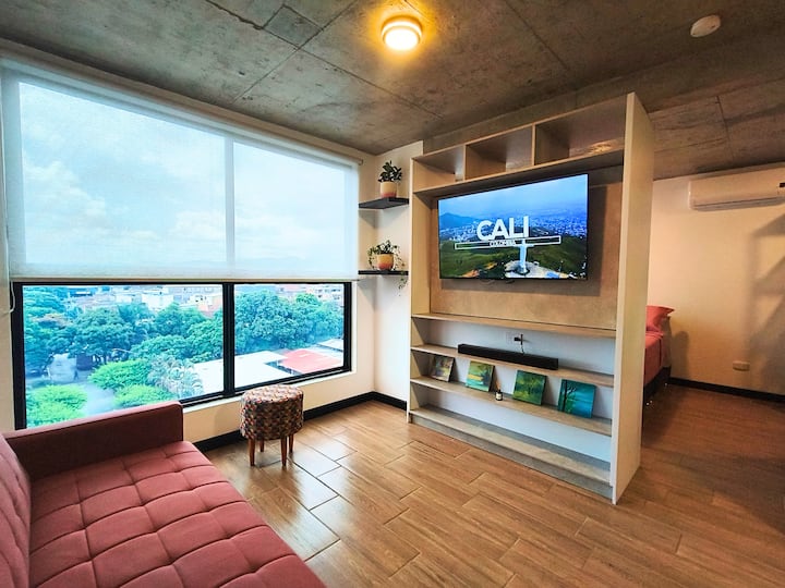 Estudio Industrial |Vista Ciudad |A/c| Pq| Piscina - Cali