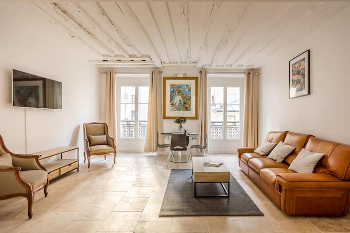 Marais Central Appartement 4 Personnes Climatisé - Paris