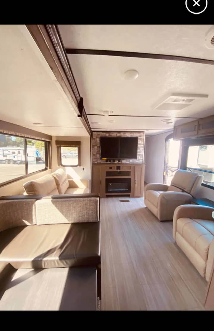 Trailer On Water - Exeter, CA