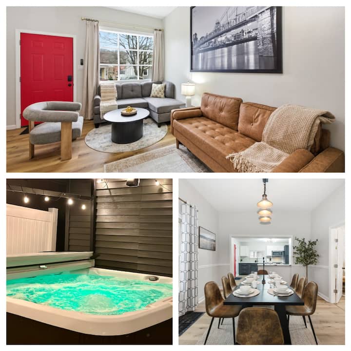 The Riverline Retreat! 8min To Dt Cincy & Hottub - シンシナティ, OH
