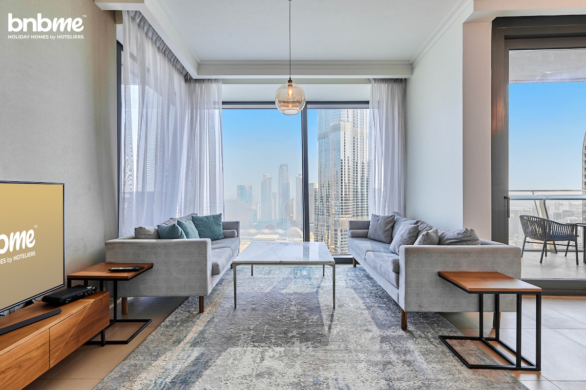 4 Bedroom Furnished Apartment with Burj Khalifa View | Burj Vista 2