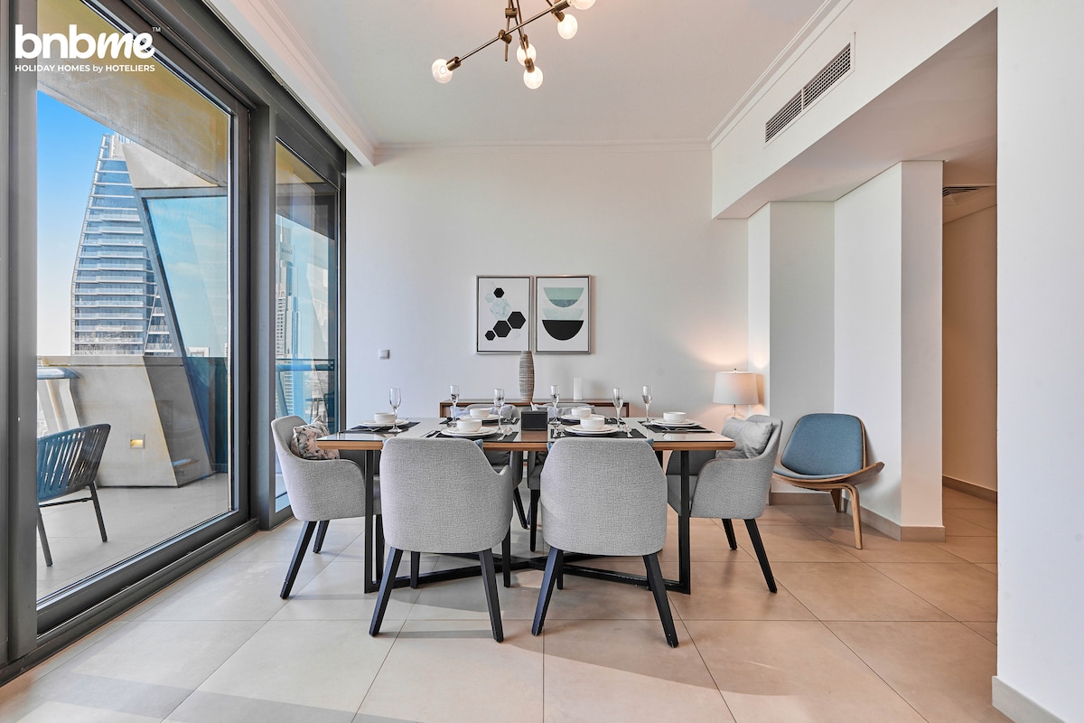 4 Bedroom Furnished Apartment with Burj Khalifa View | Burj Vista 4