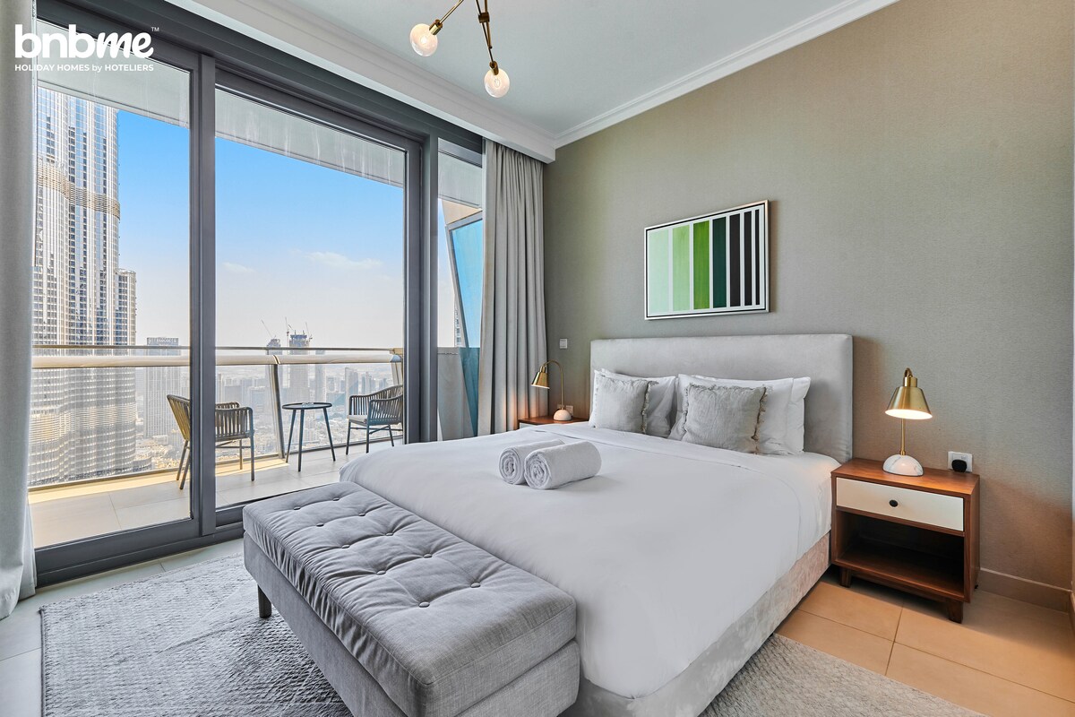4 Bedroom Furnished Apartment with Burj Khalifa View | Burj Vista 3