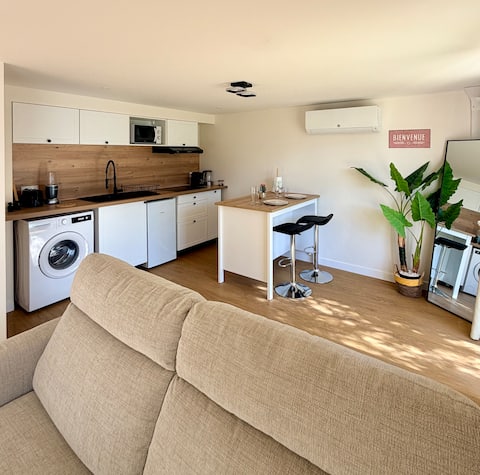 Annonce Airbnb populaire: Studio equipped with garden - Quiet & Cozy à Tarbes