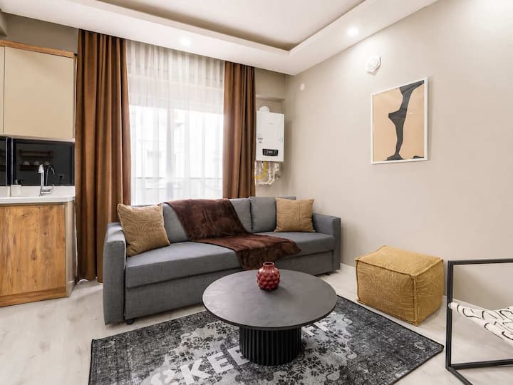 Warm Brown 1br | Perfect Central Stay - Antalya