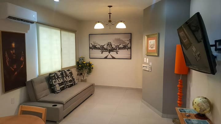 Departamento Nuevo +Céntrico+terraza+ac+2 Hab+est - Tampico