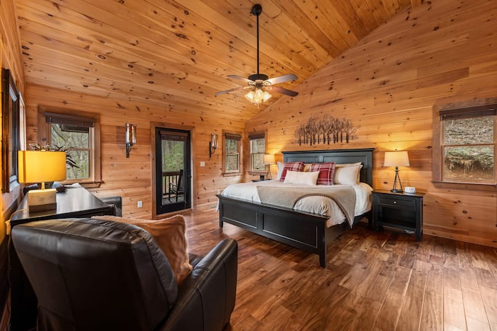 Upstairs (3rd Floor) Master with Patio and Full Bath/Shower + private screened in porch