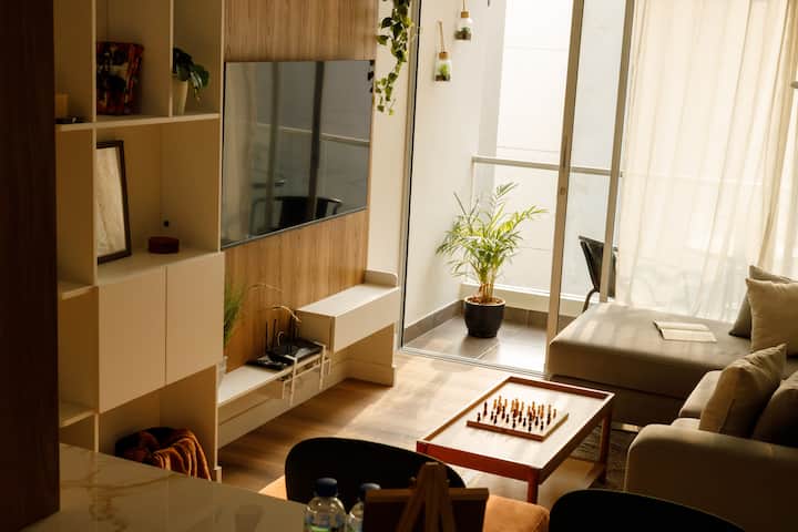 Apt. Barranco Renovado | Pool, Gym & Cowork - Lima