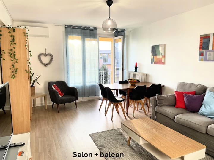 Chambre 1 Dans Colocation 107m2 Plein Centre - Colomiers