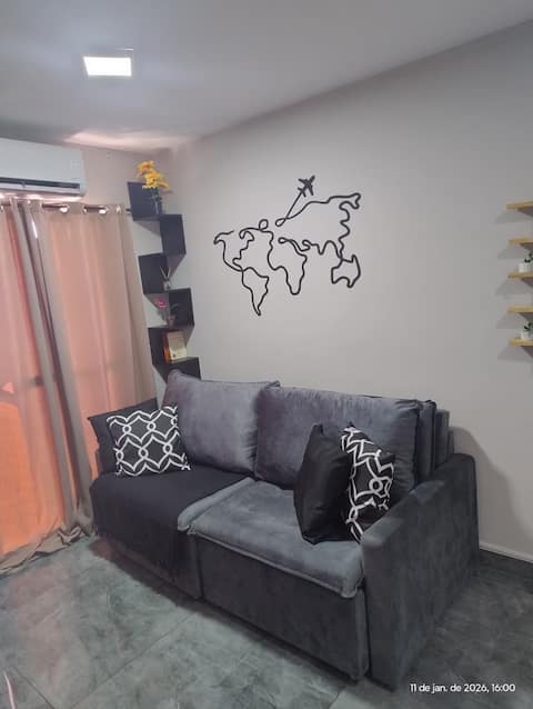 Airbnb em destaque: Practicality, comfort and a good location! em Piracicaba