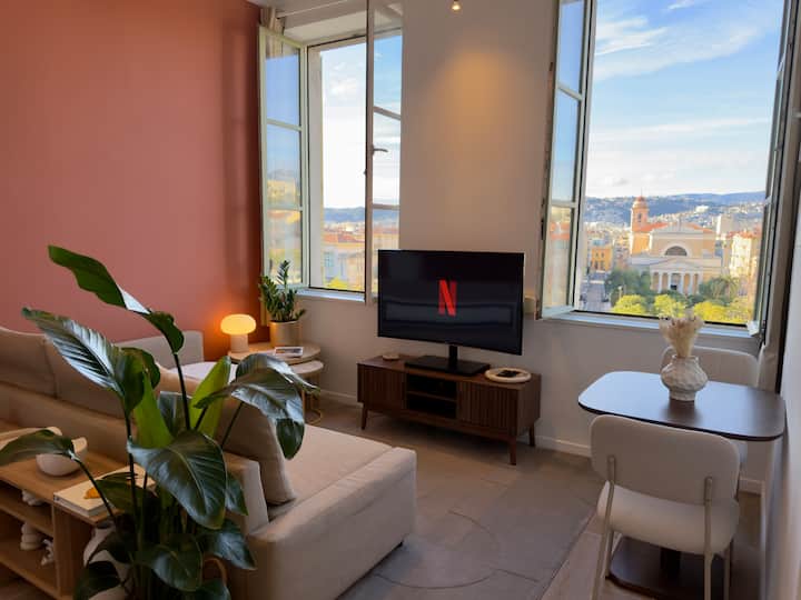 Appartement Design Au Cœur De Nice Avec Vue - 2p - Nice