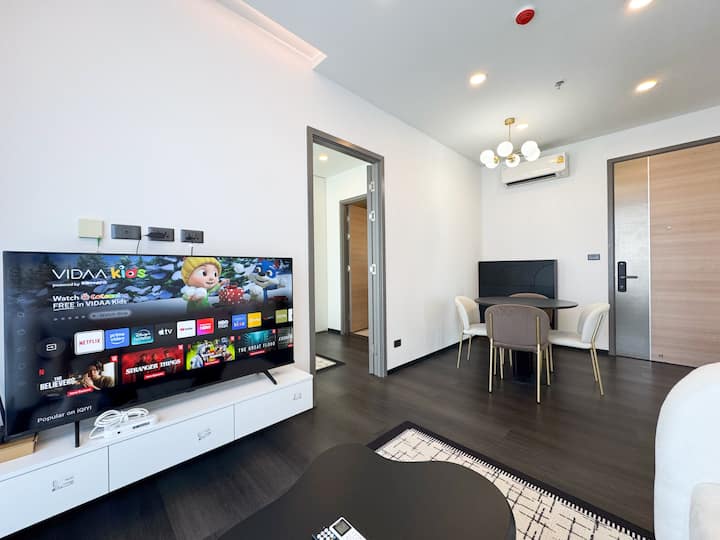 2br City+partial River | Long Stay | Spacious - Bangkok