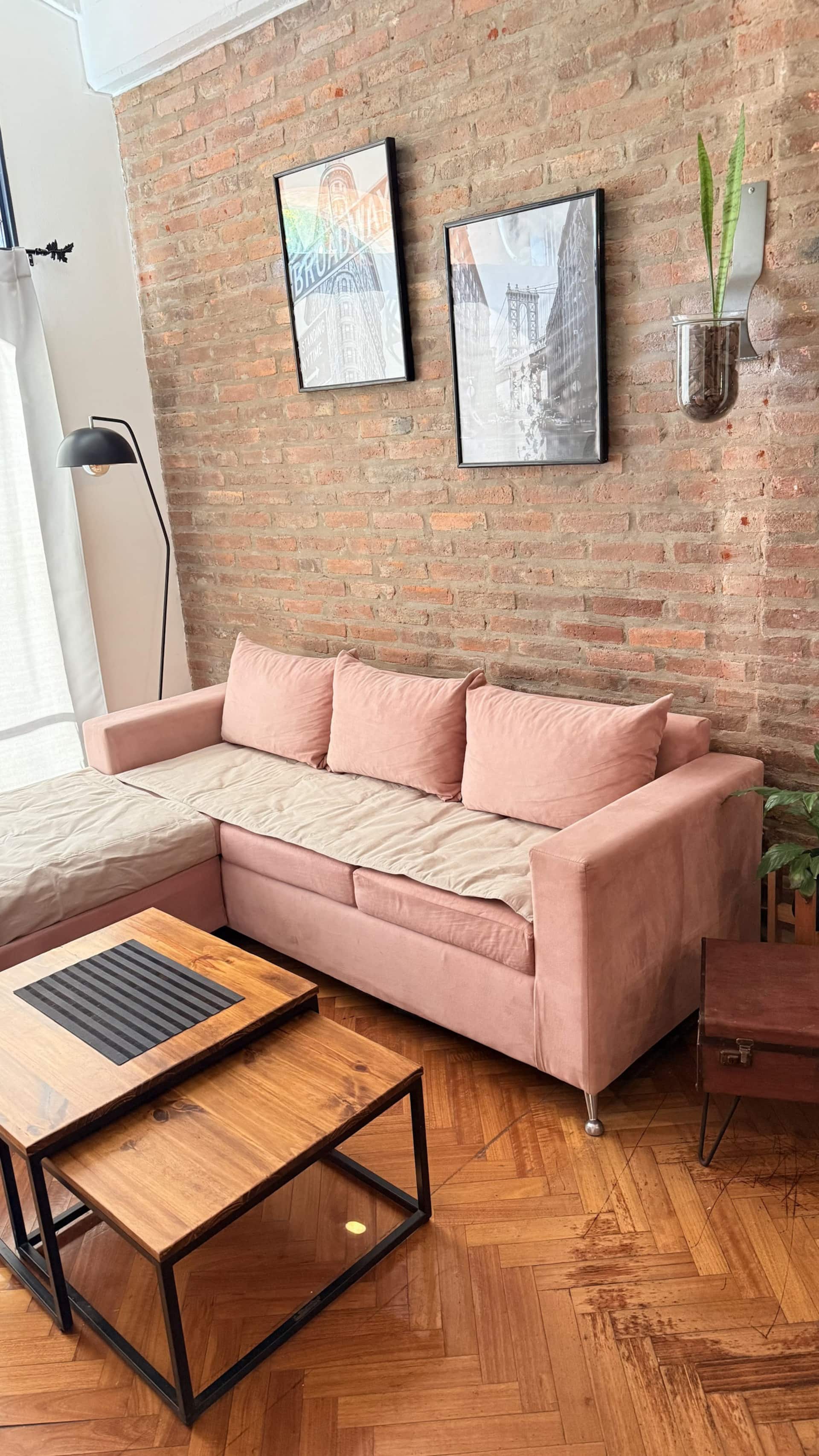 Apartamento de 1 quarto em Puerto Madero com varanda e 47 m²