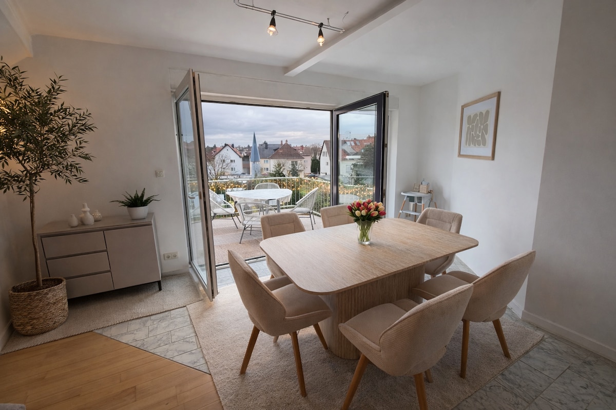 Apartment for 6 people - near FRA airport