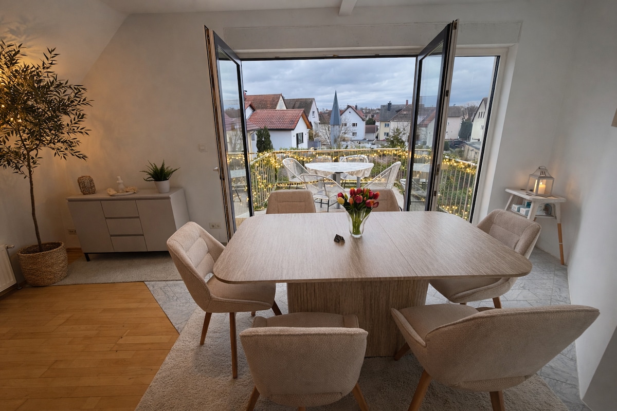 Apartment for 6 people - near FRA airport