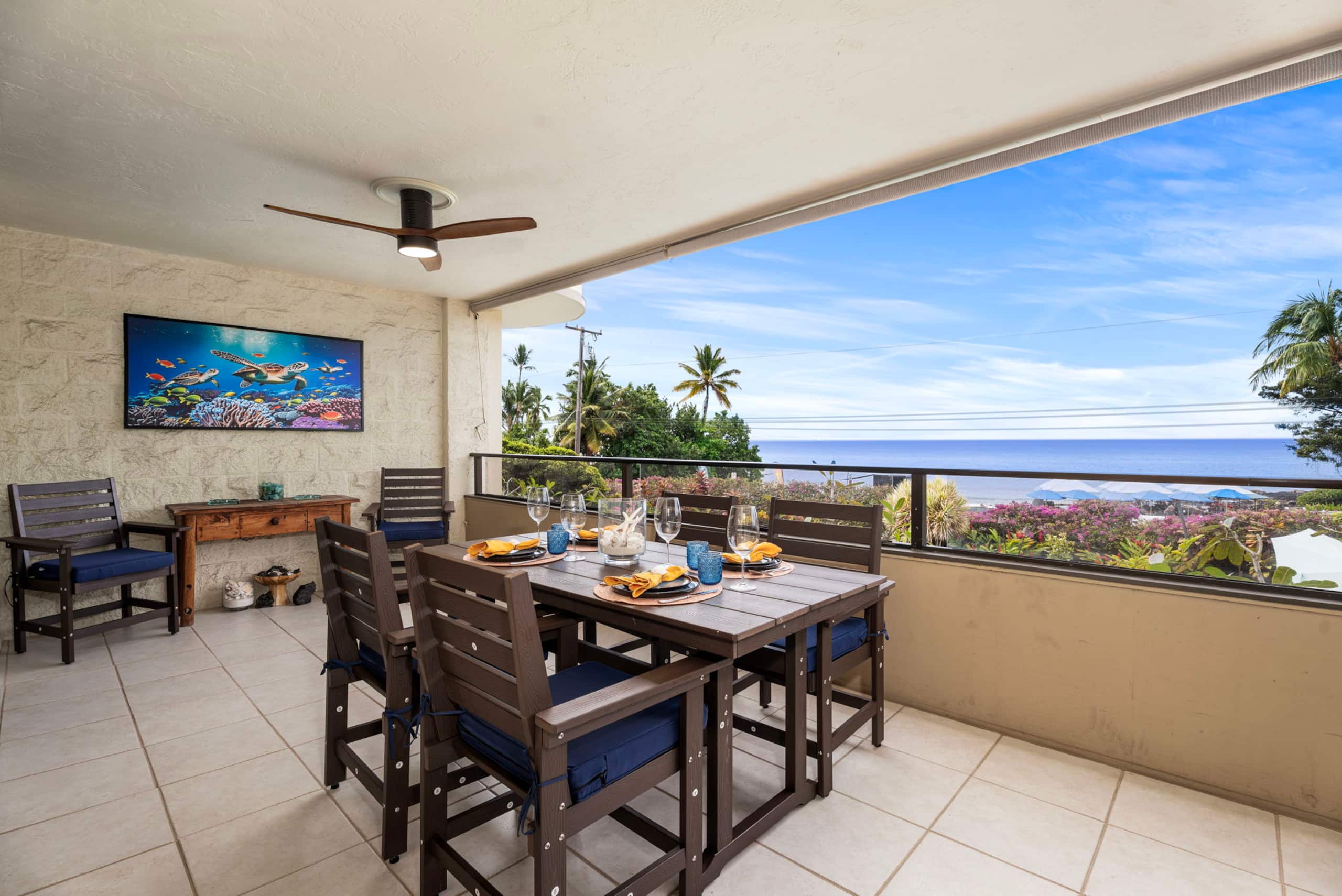 Fabulous Oceanview 2/2 Condo w/Central A/C In Kona - Image 18