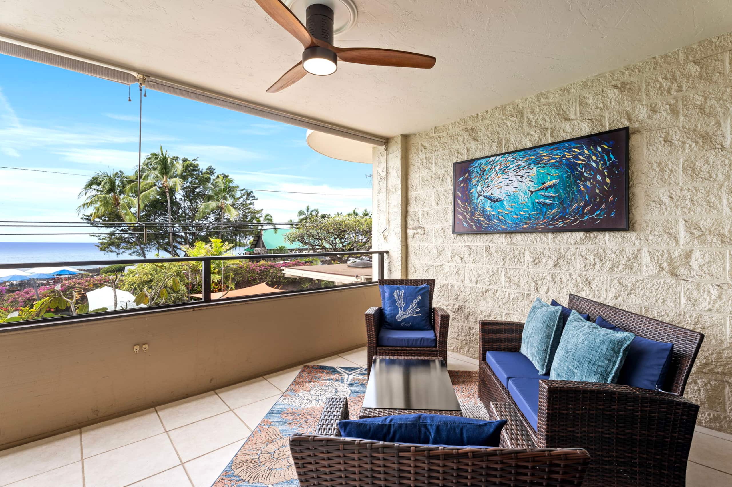 Fabulous Oceanview 2/2 Condo w/Central A/C In Kona - Image 21