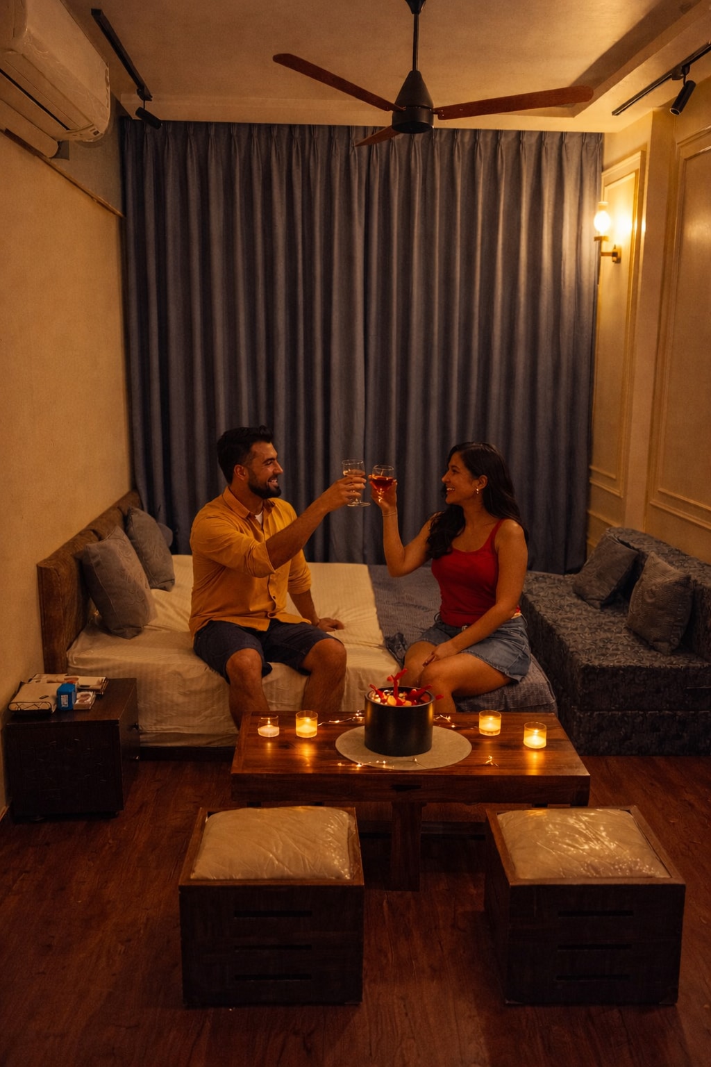 KinksomeNoir| Jacuzzi| Romantic stay| Airport - Apartments for